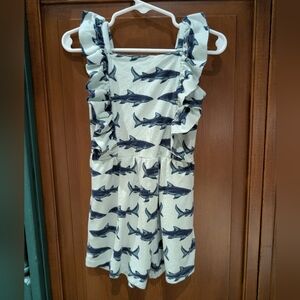 Kate Quinn Shark Romper 3T